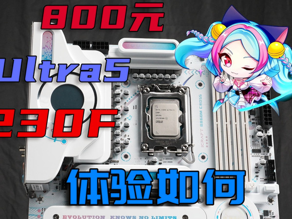 可爱无敌！800元的230F+铭瑄B860M瑷珈体验如何