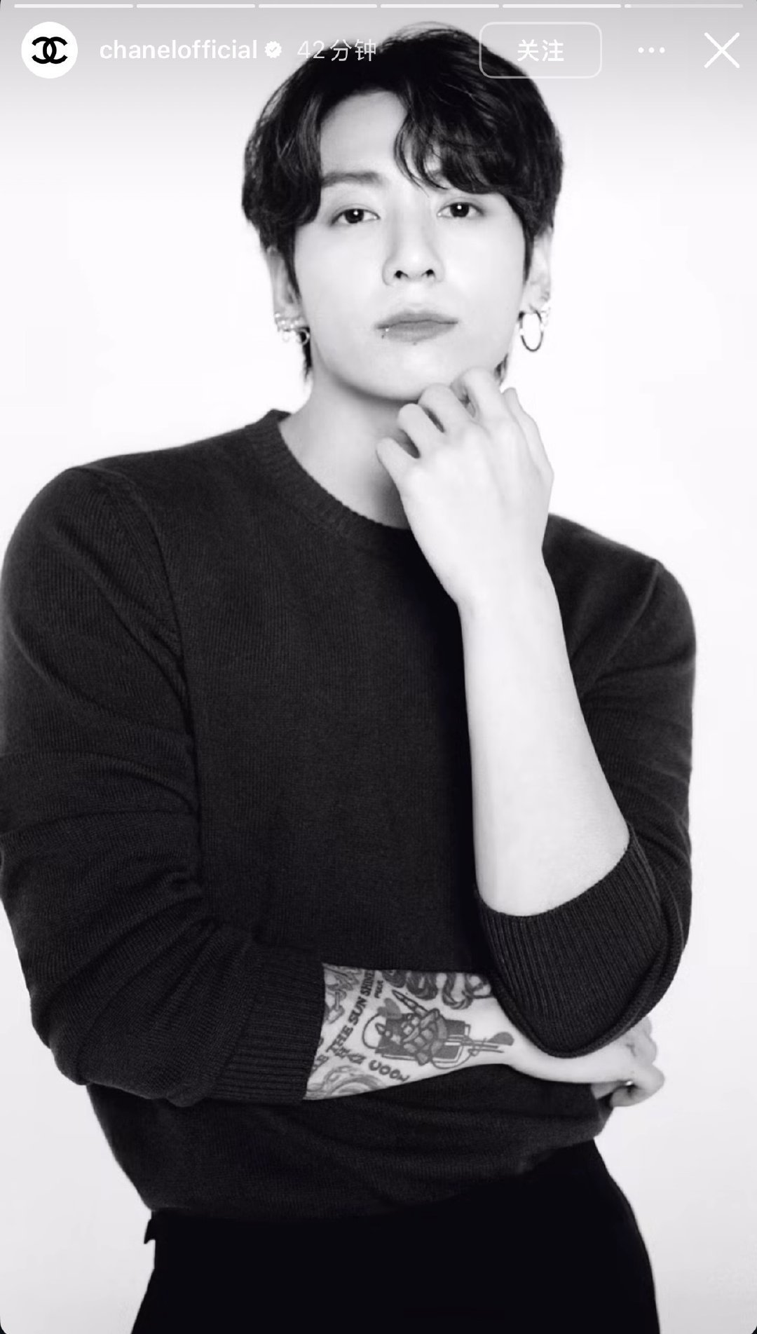田柾国出任香奈儿全球大使,经典优雅与现代活力的破局碰撞