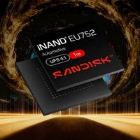 ZOL推荐2025年度车规级UFS产品：SANDISK iNAND AT EU752 UFS4.1嵌入式闪存