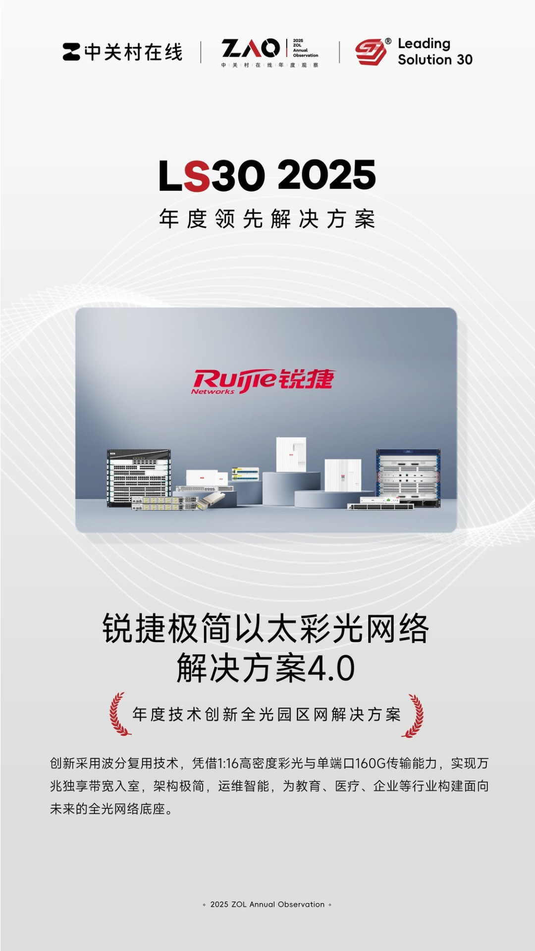 2025 LS30 |锐捷极简以太彩光网络解决方案4.0