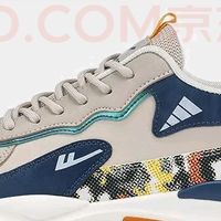 回力官方男鞋运动鞋子男潮流皮面休闲鞋轻便透气缓震跑步鞋 不错