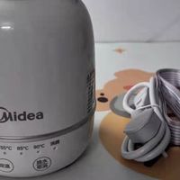 美的电热水壶，便携烧水神器，5档调温超实用！