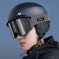 雪场安全感:我的迈卡龙头盔雪镜一体装备