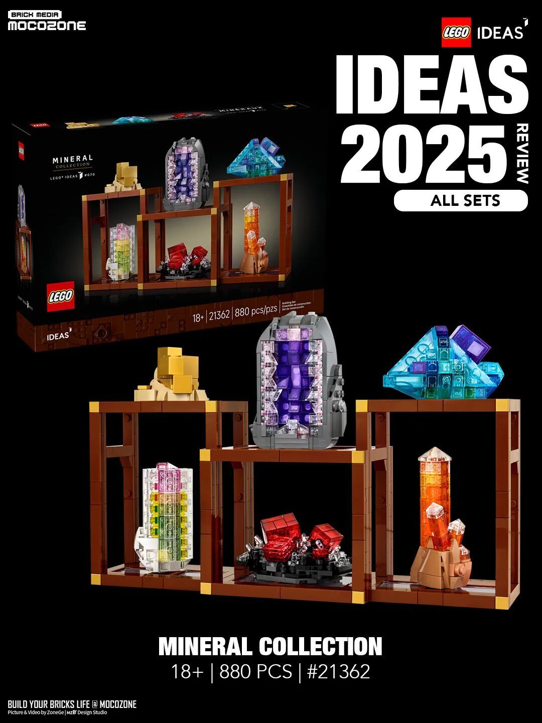回顾一下乐高2025年IDEAS系列推出的所有套装!