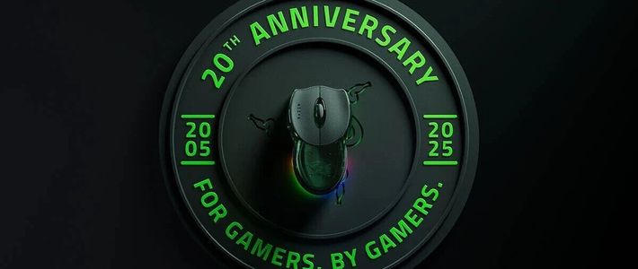 传奇再临！雷蛇推出20周年纪念版Boomslang游戏鼠标