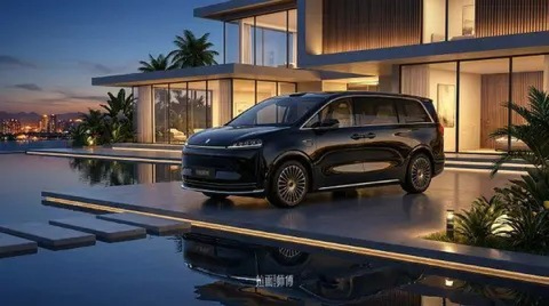 智界V9假想图曝光:豪华设计+高阶智驾,2026年春季亮相