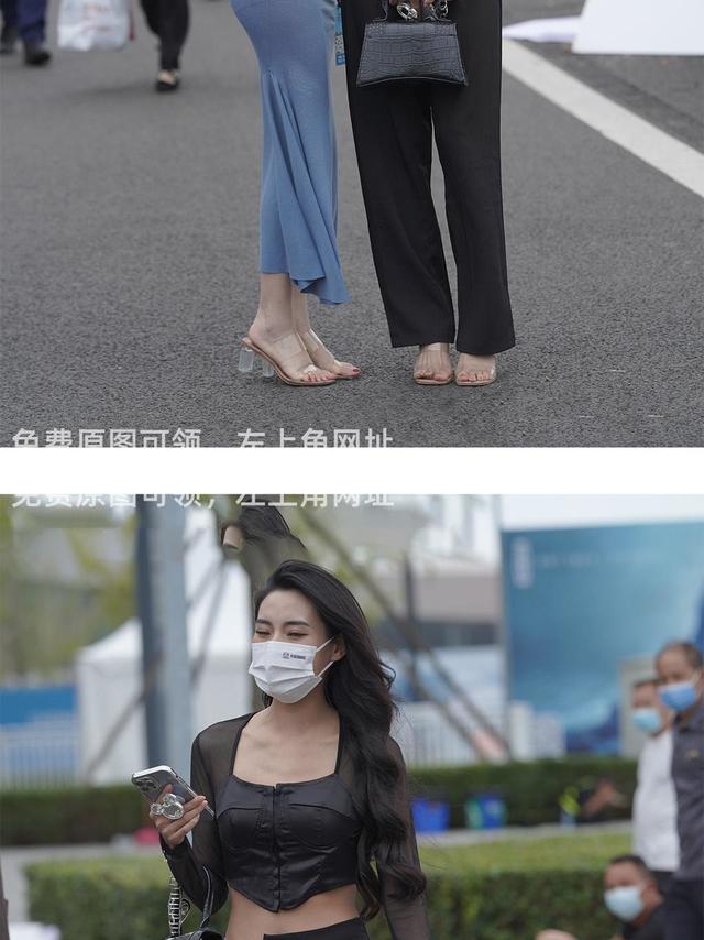 魔镜街拍破解!姐妹花裙装穿搭街拍