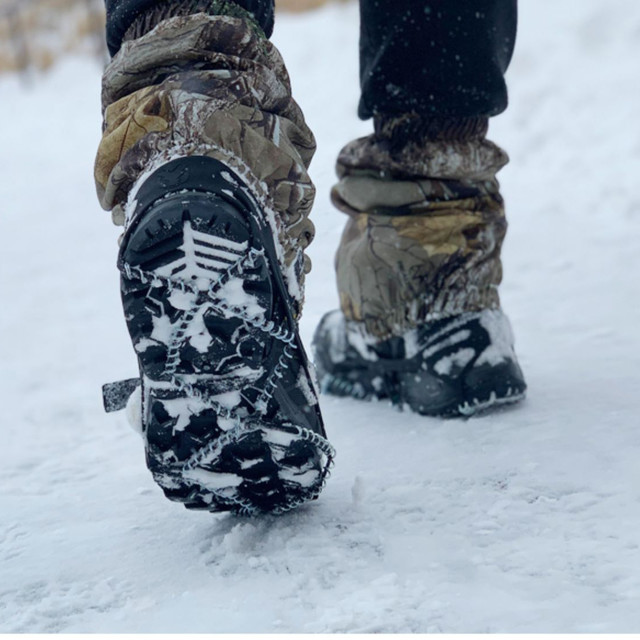 下雪天给自己的鞋子做个防滑处理