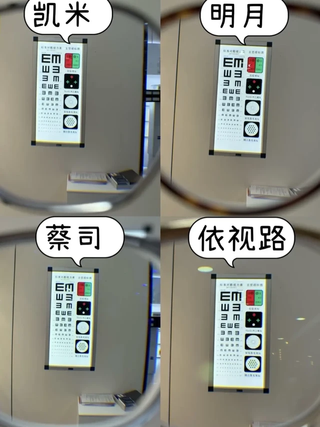 配镜片的存下吧，很难找全了。大部分人配眼镜都难在选镜片，牌子多的数不胜数，只要认准蔡司，依视路，凯米，明月这4个品牌足够覆盖99%人的选择。 
◾️蔡司镜片
透光率数一数二的镜片，成像接近裸眼
📌不推