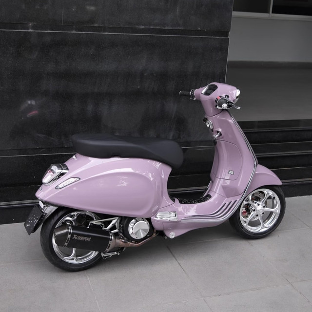 浪漫紫色Vespa，骑行体验升级