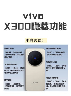 vivo X300：超实用的隐藏功能，小白必看！
