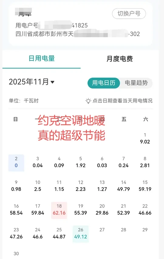 约克空调地暖节能不节能、数据说了算