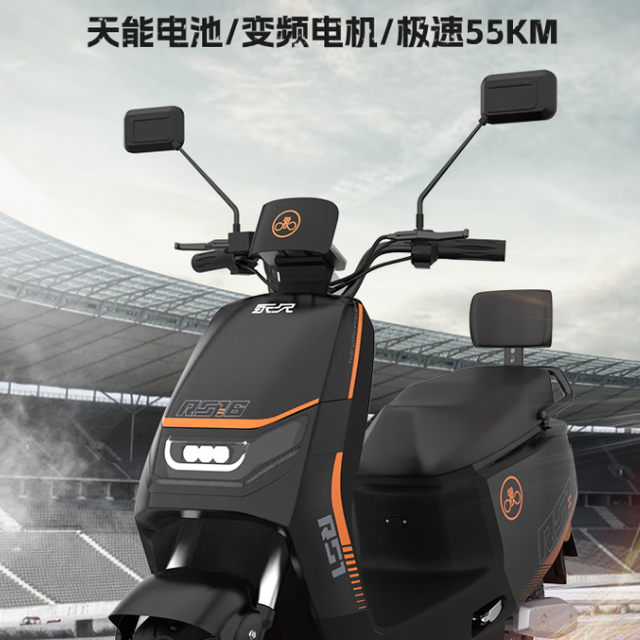 酷牛系列黑武士电动摩托车，续航力强劲，适合通勤！
