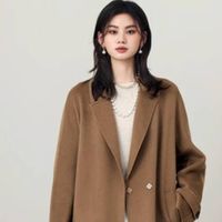 伊芙丽驼色毛呢外套：冬日时尚焦点之选