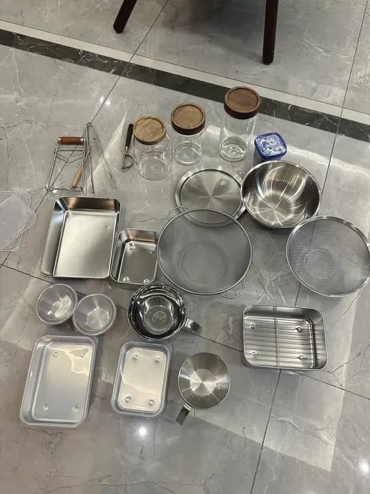 才发现不锈钢的厨房用具好好用