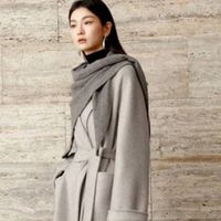 伊芙丽驼绒蚕丝大衣，冬季时尚保暖秘籍