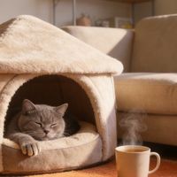 猫咪过冬怕着凉生病？猫窝选款+饮食调理全攻略