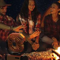 露营幸福感爆棚！F908风扇，小身材藏着大能量