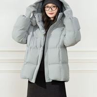 救命！LAGOGO这件雾霾蓝羽绒服在雪地里美哭了❄️