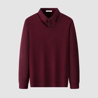 给爸爸买的过冬毛衣封神了！红蜻蜓假两件巨保暖还显瘦✨