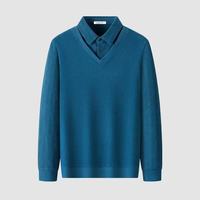 给爸爸买的过冬毛衣封神了！红蜻蜓假两件巨保暖还显瘦✨