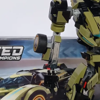 乐高Moc日赏 篇零：乐高超级赛车出“变形金刚”了？熟悉的超跑变身机甲会是什么样子