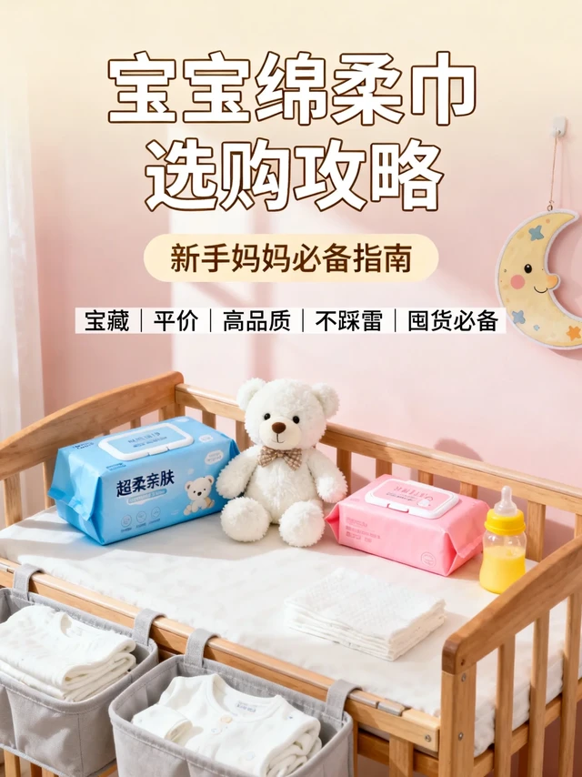 秋冬必备的干湿两用棉柔巾