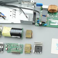 全套德州仪器方案，用料豪华，金升阳2000W铂金牌服务器电源拆解