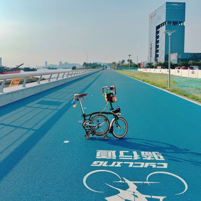 折叠车上的海风日记：南沙慧谷超级堤，邂逅广州“最美海岸线”