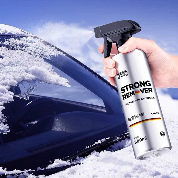 冬日用车救星融雪除冰剂，车窗除冰再也不费力
