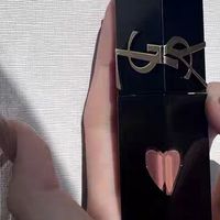 YSL黑管爱心唇釉610：秋冬温柔之选
