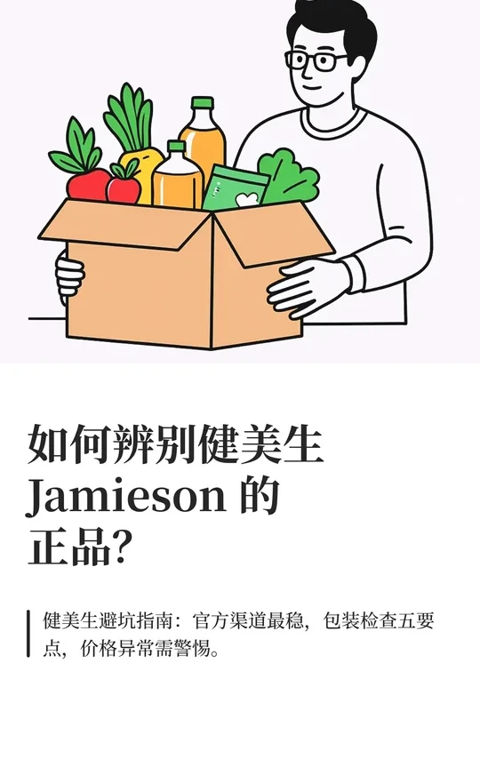 如何辨别健美生Jamieson 的正品？