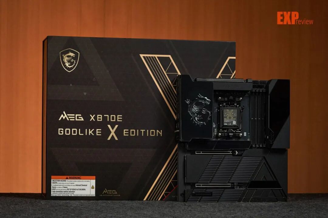 微星X870E超神十周年限量主板评测十年磨一剑，限量1000块的信仰之作