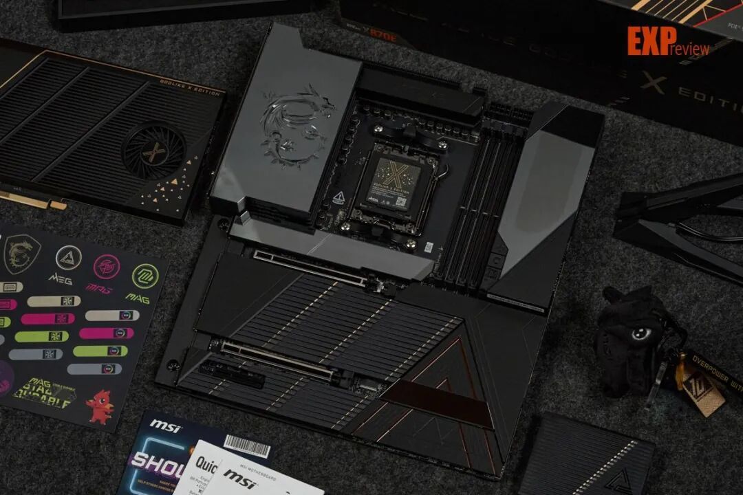 微星X870E超神十周年限量主板评测十年磨一剑，限量1000块的信仰之作