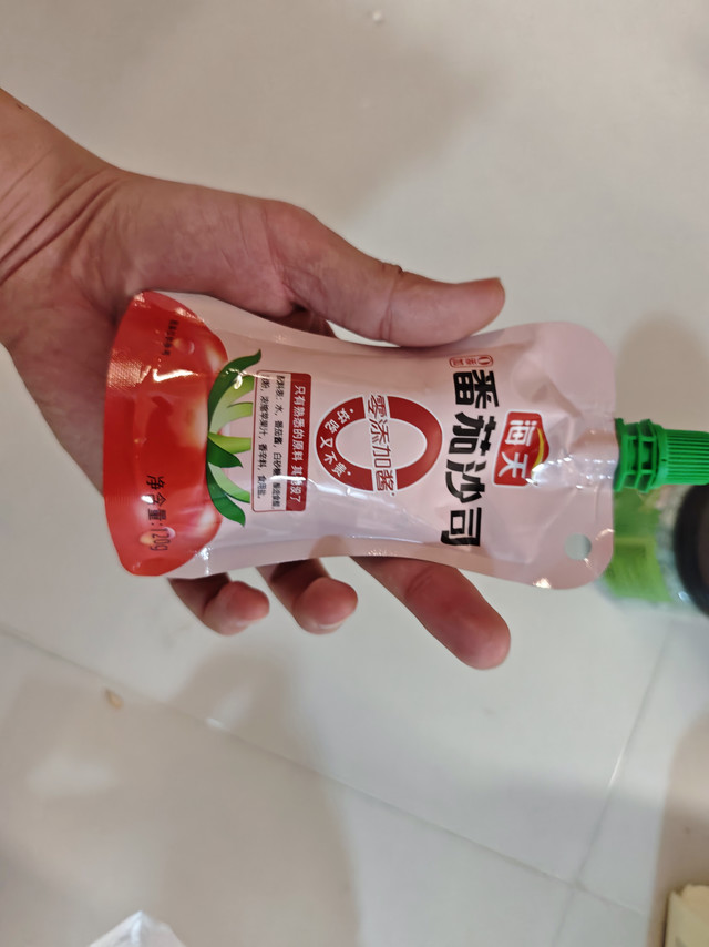 零添加更健康，海天零添加番茄沙司很好吃