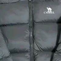 骆驼火山656羽绒服男装冬季连帽加厚保暖情侣面包防寒外套M34CA6B