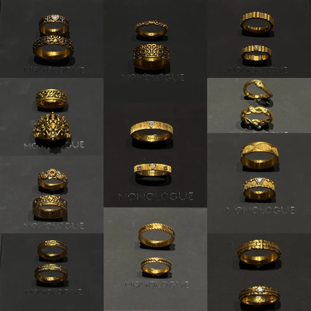 黑金控狂喜✨本命金戒指找到了