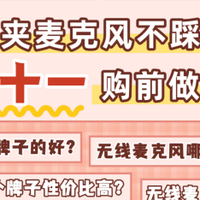 领夹麦克风哪个品牌好？麦克风年度排名前六名机型测评抢先看。