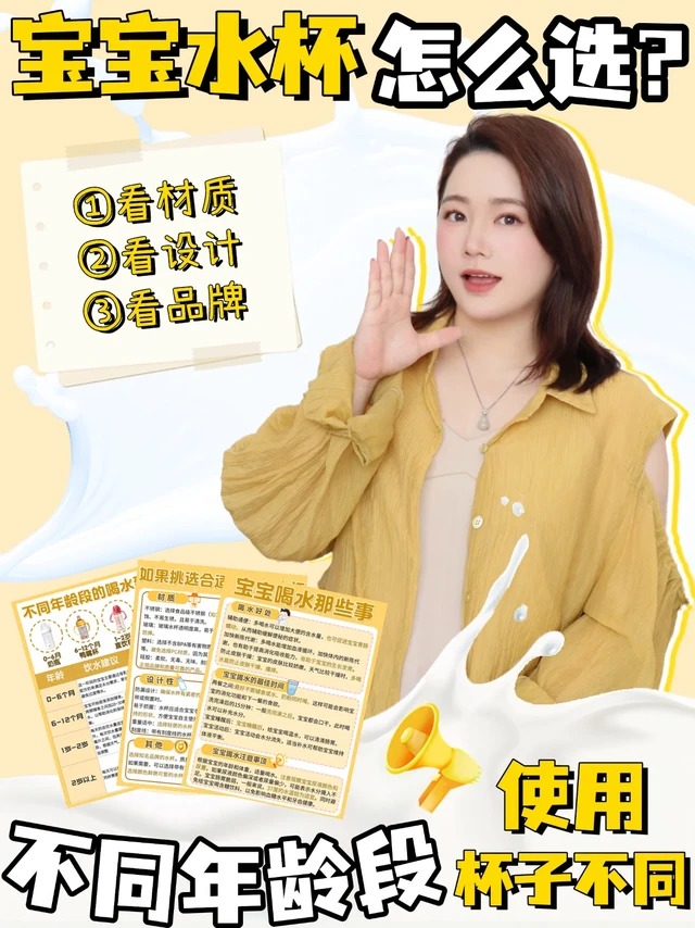 很常用但很容易被忽略的宝宝水杯小学问