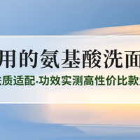 2025年好用的氨基酸洗面奶榜前十：全肤质适配·功效实测高性