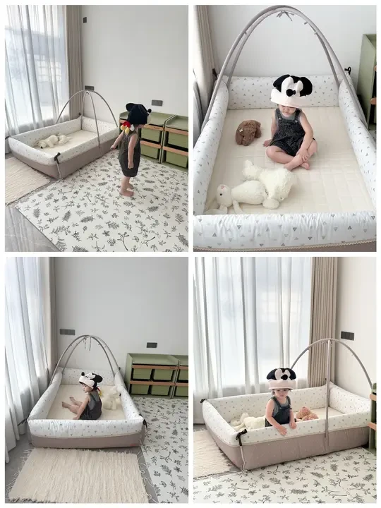 劝所有宝妈锁死这床！婴儿床的天花板！