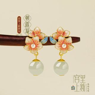 送妈妈礼物封神！宫里上新和田玉耳钉美到她心巴上✨