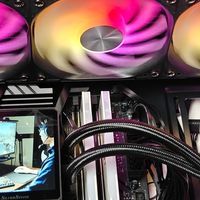 硬核DIYer日志 篇零：大屏幕+RGB风扇无需很贵，银昕E360 MAXCPU水冷散热器装机评测