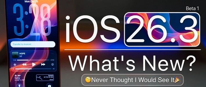 苹果终于松口了？iOS 26.3：一键投奔安卓、通知转发第三方手表！