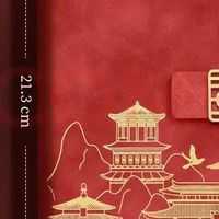 一抹中国红，一本时光册：重新定义商务笔记本的温度与力量