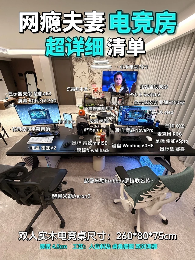 被110w人看过的电竞房分享（附清单）