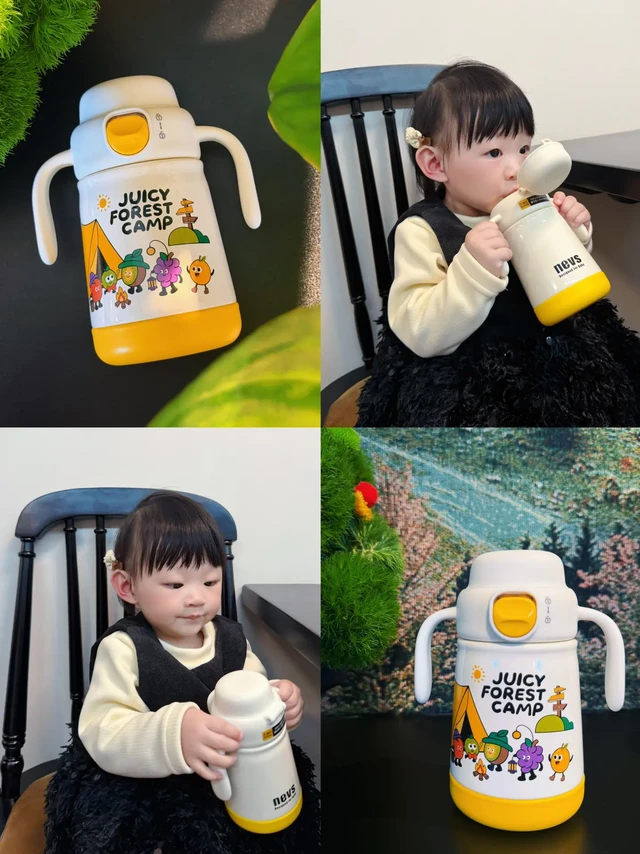 带娃出门的安全感 全靠这个保温杯