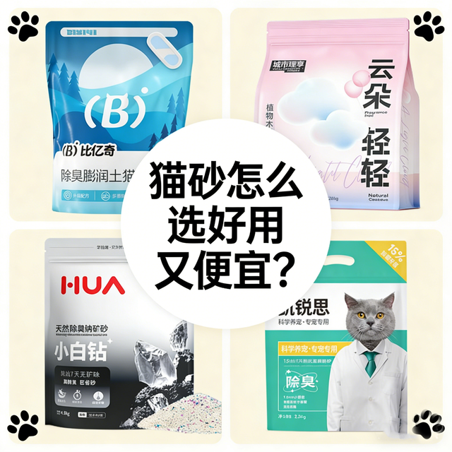 猫砂怎么选好用又便宜？附混砂方案和高性价猫砂清单