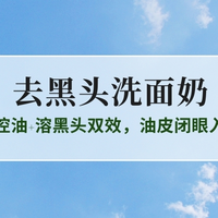 2025男士去黑头洗面奶TOP10测评：控油+溶黑头双效，油