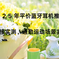 2025年平价蓝牙耳机推荐：音质连接实测，通勤运动场景实用之选